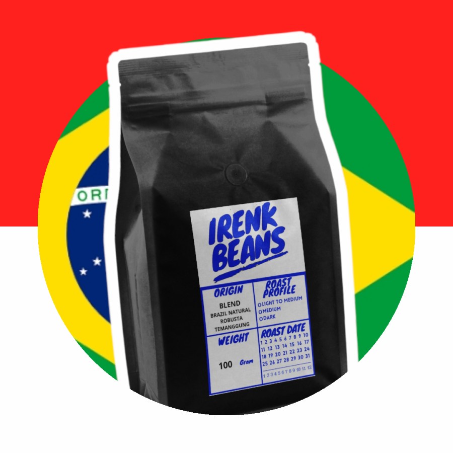 

Blend Arabika Brazil Natural Robusta Temanggung 100g Biji Bubuk