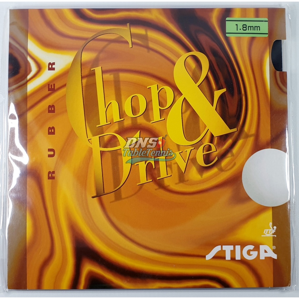 Stiga Chop & Drive 1.8mm - Rubber Karet Pingpong Bet Tenis Meja
