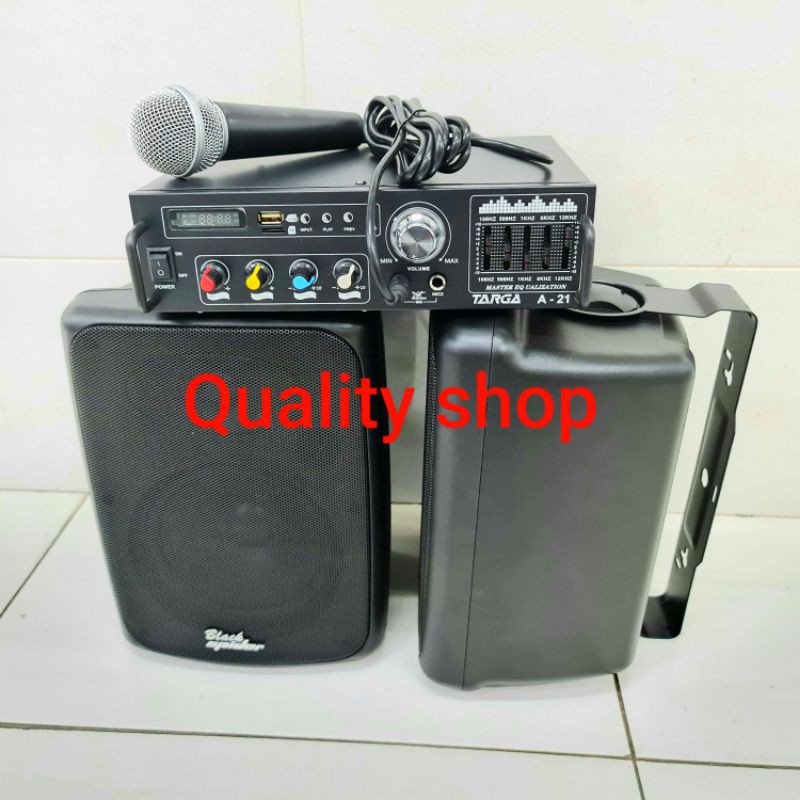 Paket Soundsystem Satu Set Lengkap Tinggal Pasang Bonus Mic