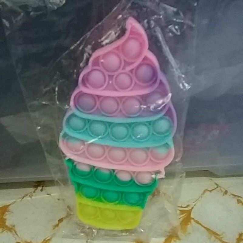 Pop It Rainbow Aneka Bentuk-Ice Sundae Macaron
