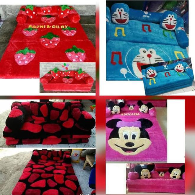 Februari Maniss Karpet Sofa Karakter / Kursi Sofa Busa / Rasfur Karpet Karakter Kode 553