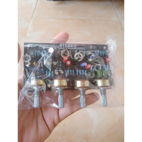 kit tone control hi fi stereo + subwoofer ( sinbad)