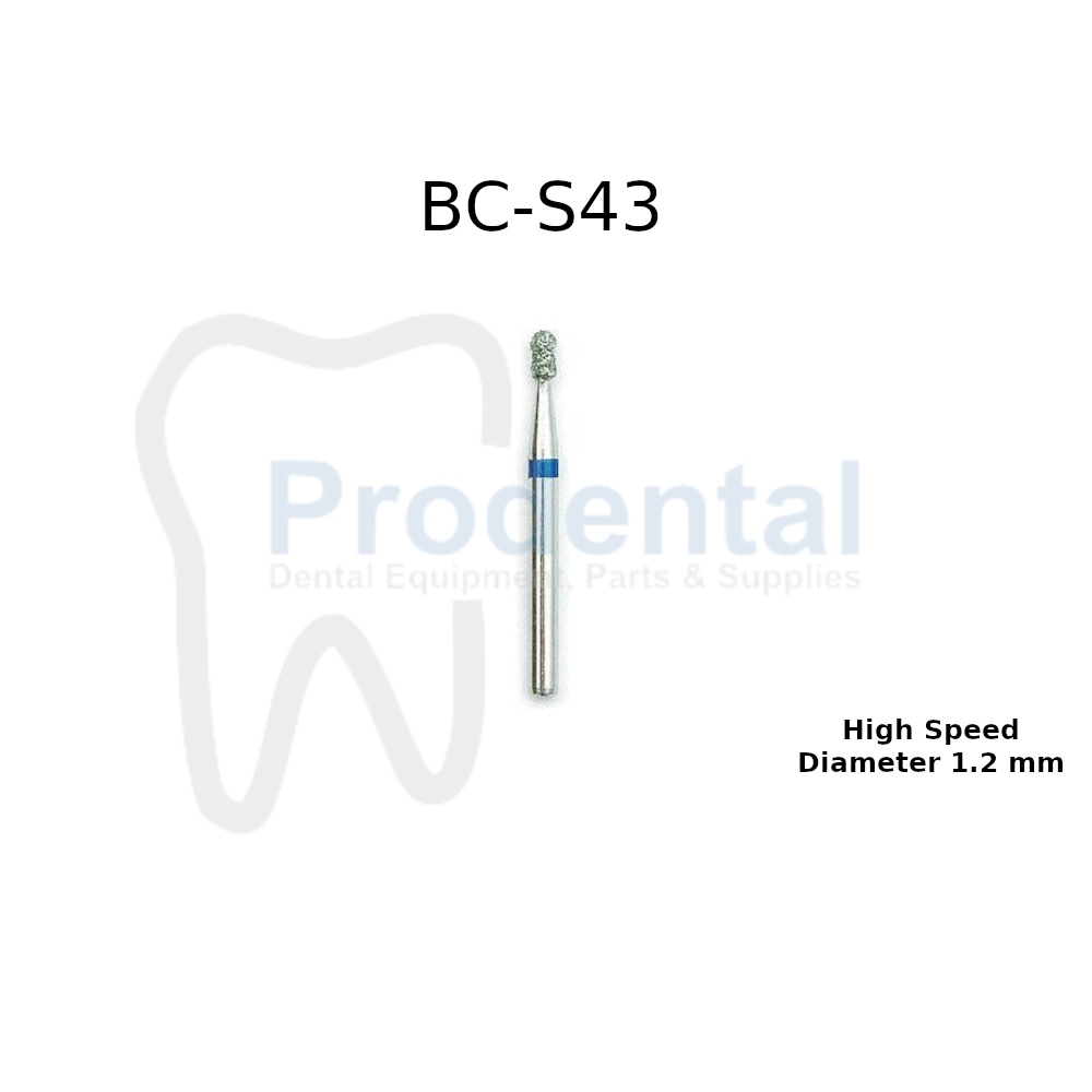 Bur Gigi BC-S43 Unbrand / Bur High Speed Handpiece / Bur Gigi Diamond / Mata Bur Gigi Highspeed