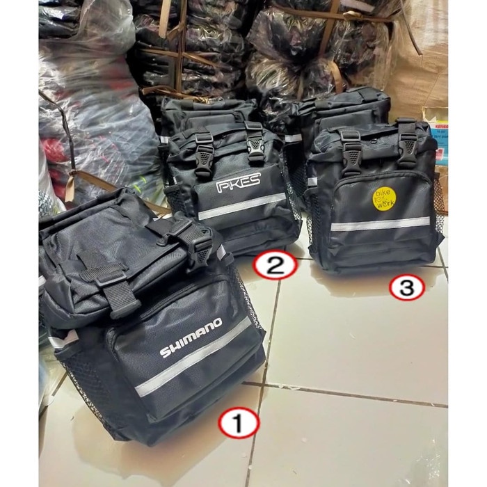 Aksesoris Sepeda - Tas Sepeda Tas Rak Pannier Tas Touring - Shimano
