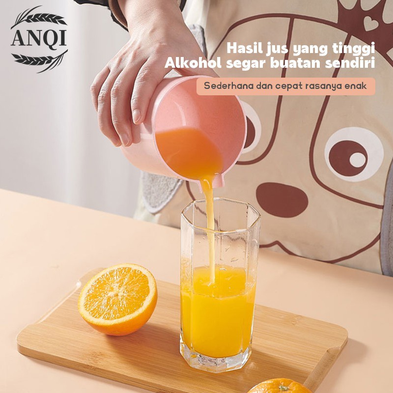 ANQI 1888 Perasan jeruk Alat Peras Jeruk &amp; Lemon Alat Peras Squeezer Jeruk Juicer Extractor Mini Manual Fruit Cup