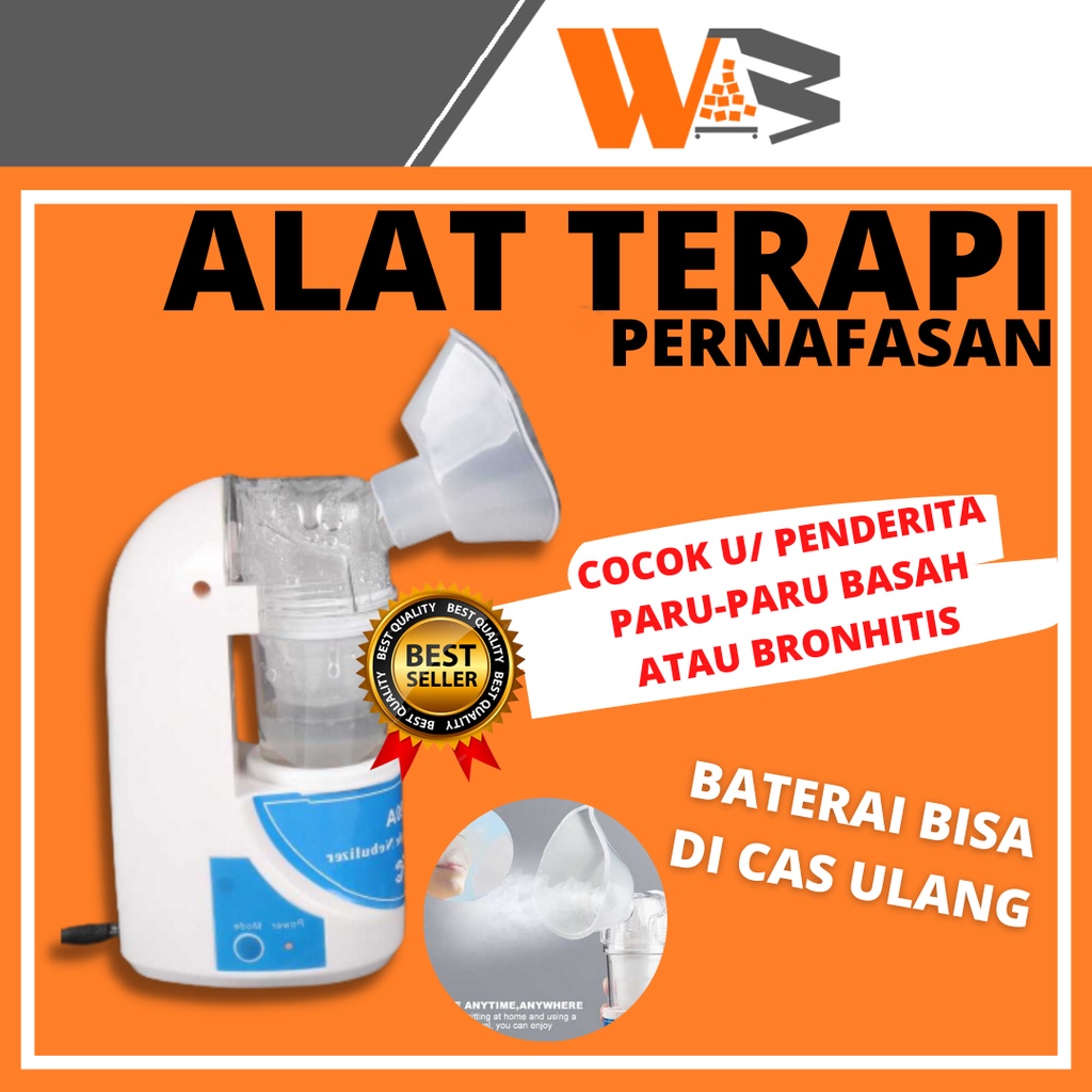 COD Nebulizer Inhaler Alat Kesehatan Terapi Pernafasan Asma Anak Lansia Dewasa Terapi Uap Ultrasonic D27