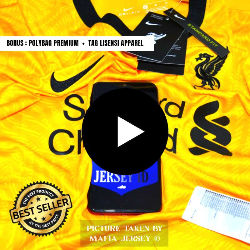 PREMIUM JERSEY LIVERPOOL GK KUNING IMPORT HIGH QUALITY TOP PRODUCT TERBARU BAJU BOLA ORI KAOS KUNING