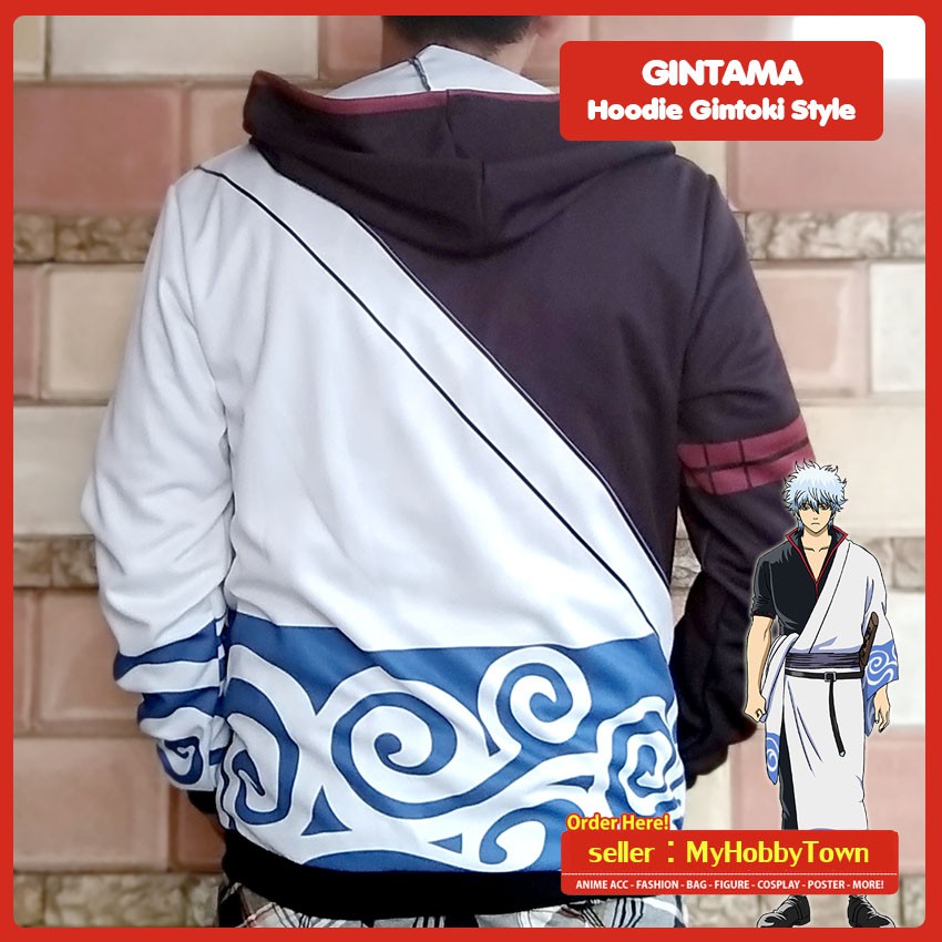 Jaket Anime Gintama Gintoki Full Print