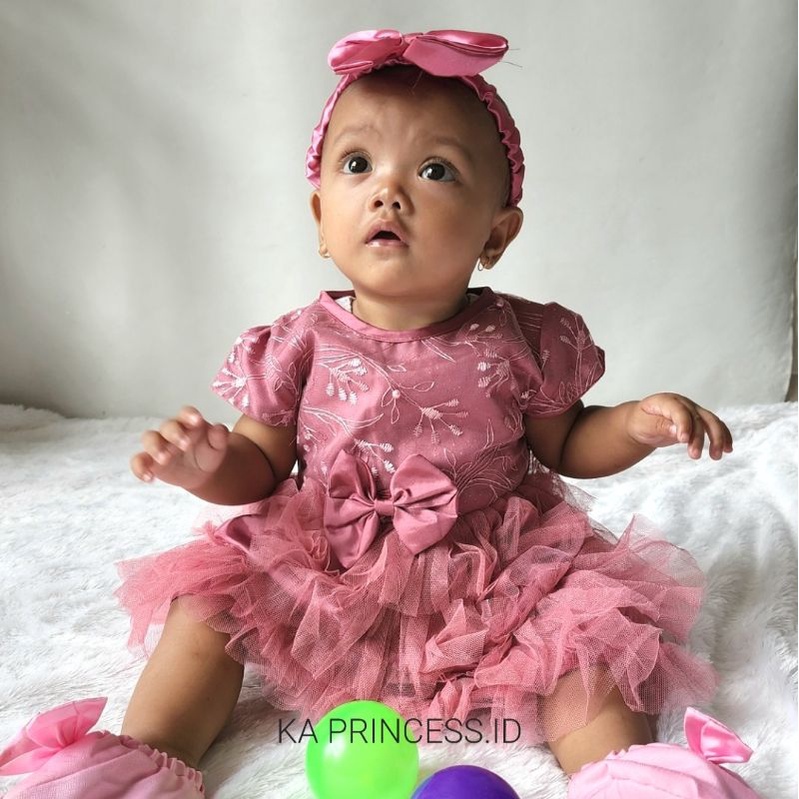 Gaun Bayi 0 6 Bulan 12 Bulan Perempuan Import Kekinian Dress Baby Girl Baju Pesta Bayi Cewek Model T