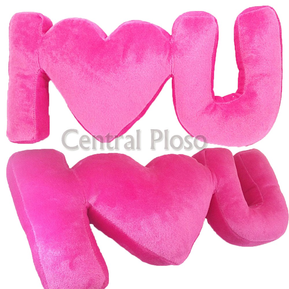 BANTAL CINTA I LOVE U KADO VALENTINE HEART HATI UNIK