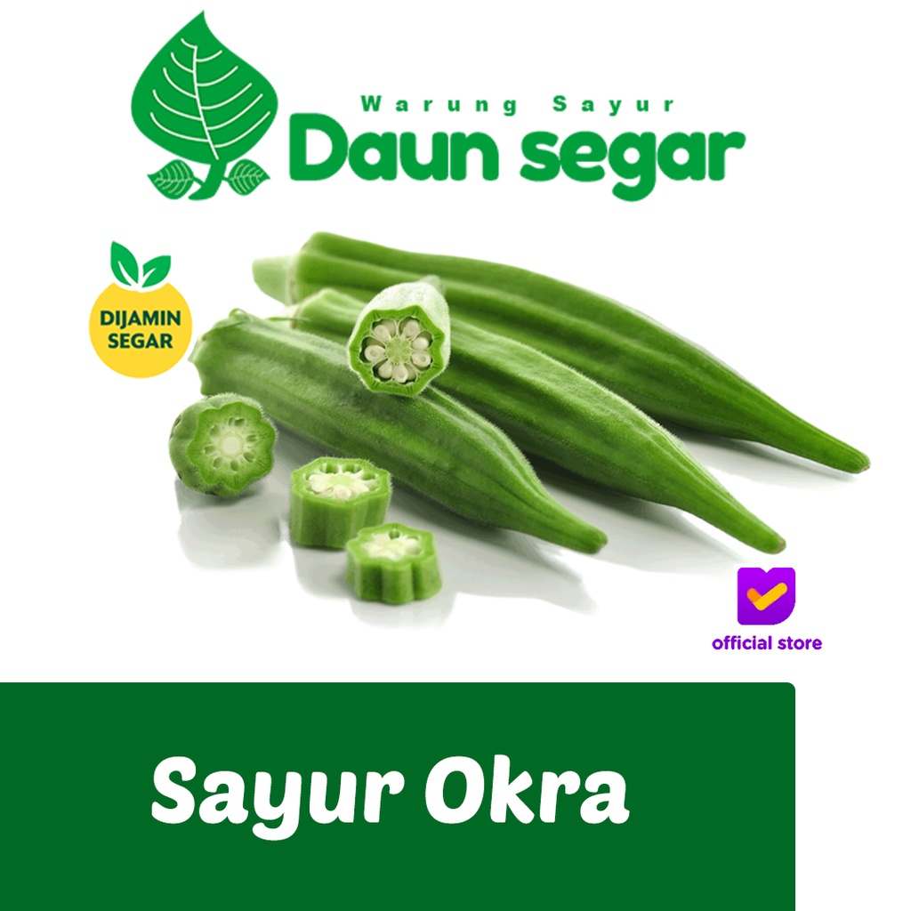 

Okra sayur Sayur Okra Hijau muda segar Fresh 250gram