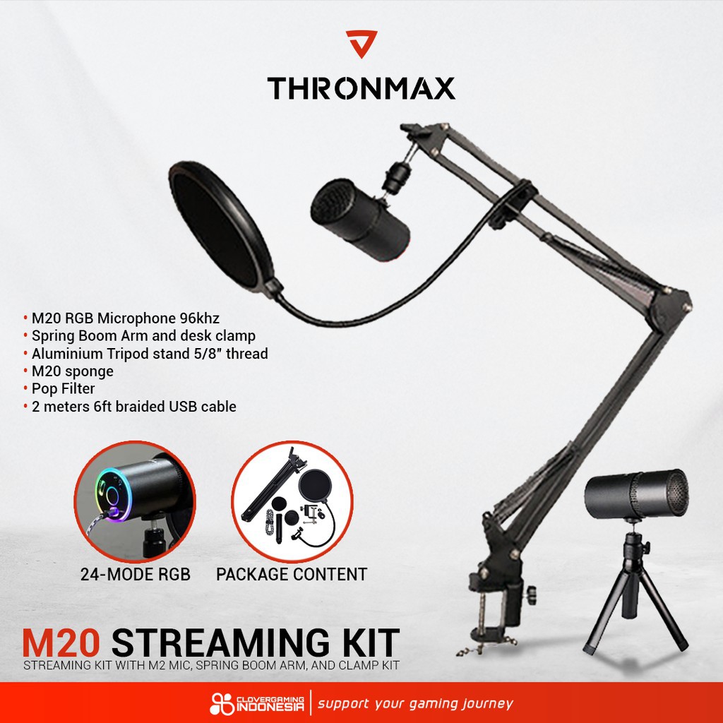 Thronmax M20 Streaming Kit USB Condenser Microphone