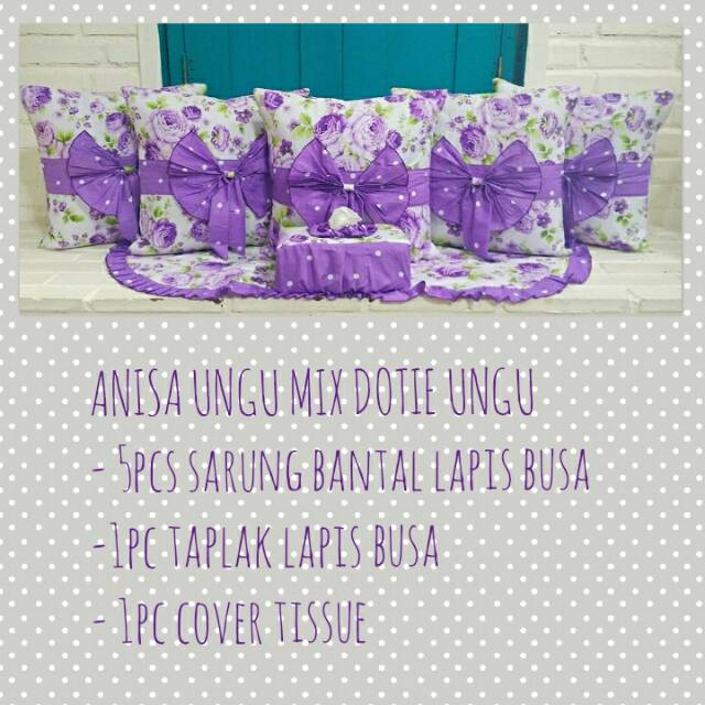 SARUNG BANTAL KURSI MOTIF ANISSA UNGU