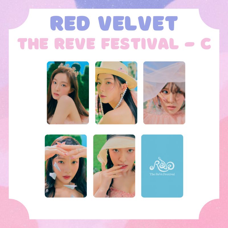 [RED VELVET] PHOTOCARD RED VELVET THE REVE FESTIVAL FEEL MY RHYTHM ‼️ BACA DESKRIPSI ‼️