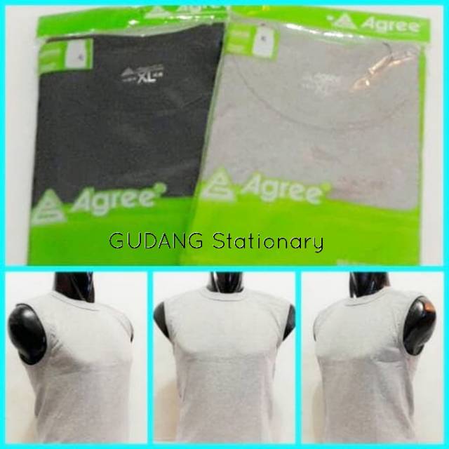 Kaos Tanpa Lengan Pria AGREE Sport