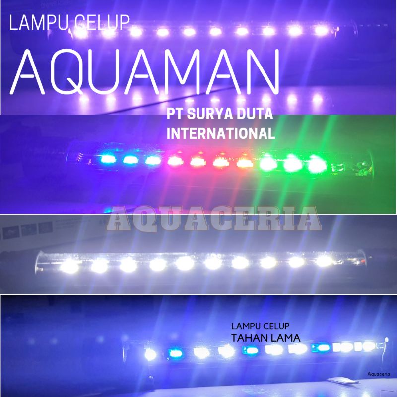 Lampu celup Aquarium AQUAMAN WP-LP200-T4 LED Lampu celup aquarium 20Cm