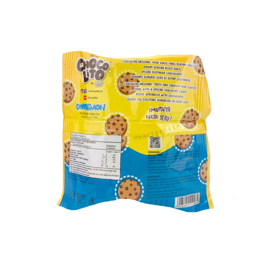 Choco Lito / Mini Kukis / Biskuit rasa Original / 19g