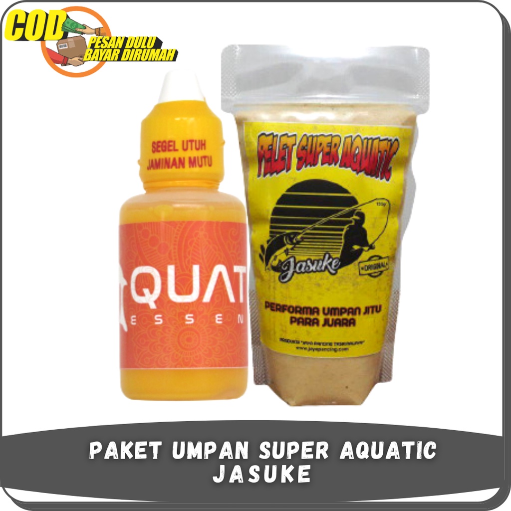 Umpan Pelet Super Aquatic Ikan Mas Segala Cuaca Anti Ribet Anti Zonk - Aroma Jasuke - PAKET STRIKE