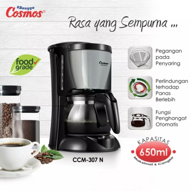 Cosmos coffee maker CCM 308  &amp; CCM 307