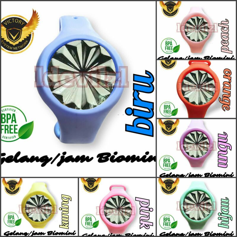 Gelang Bioglass mini Jam Biomini Mci