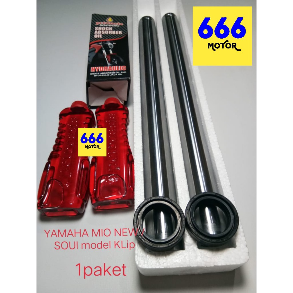 666MOTOR AS SHOCK MIO NEW SOUL MODEL KLIP OLI SHOCK SEAL SHOCK