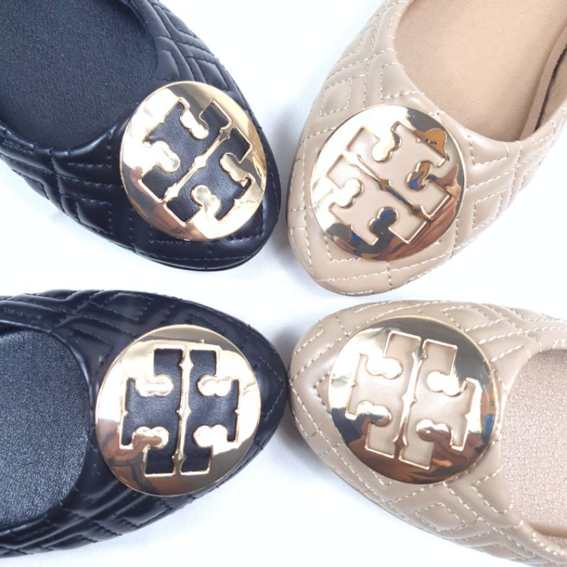 Tory Burch Ballerina Taiga Flat Shoes