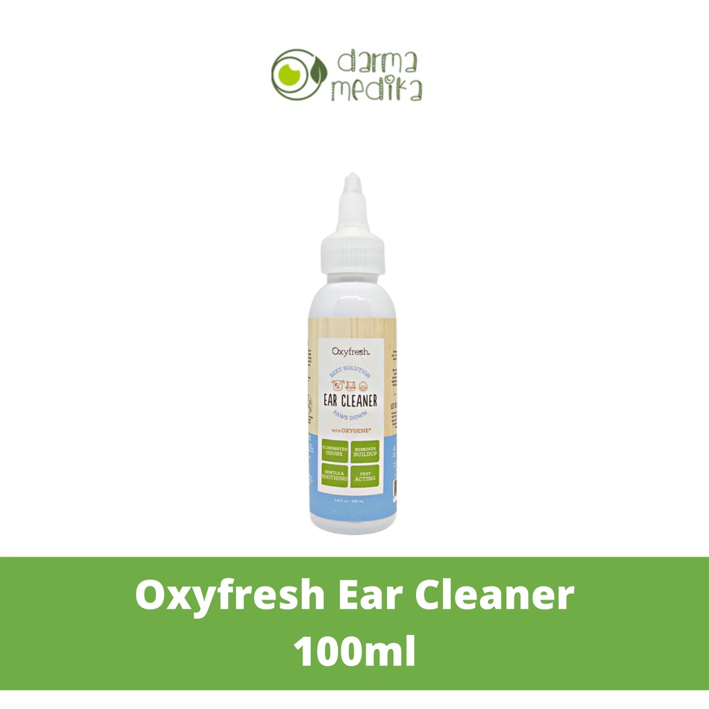 Oxyfresh Pet Ear Cleaner 100 ml - Pembersih Teliga Anjing Kucing