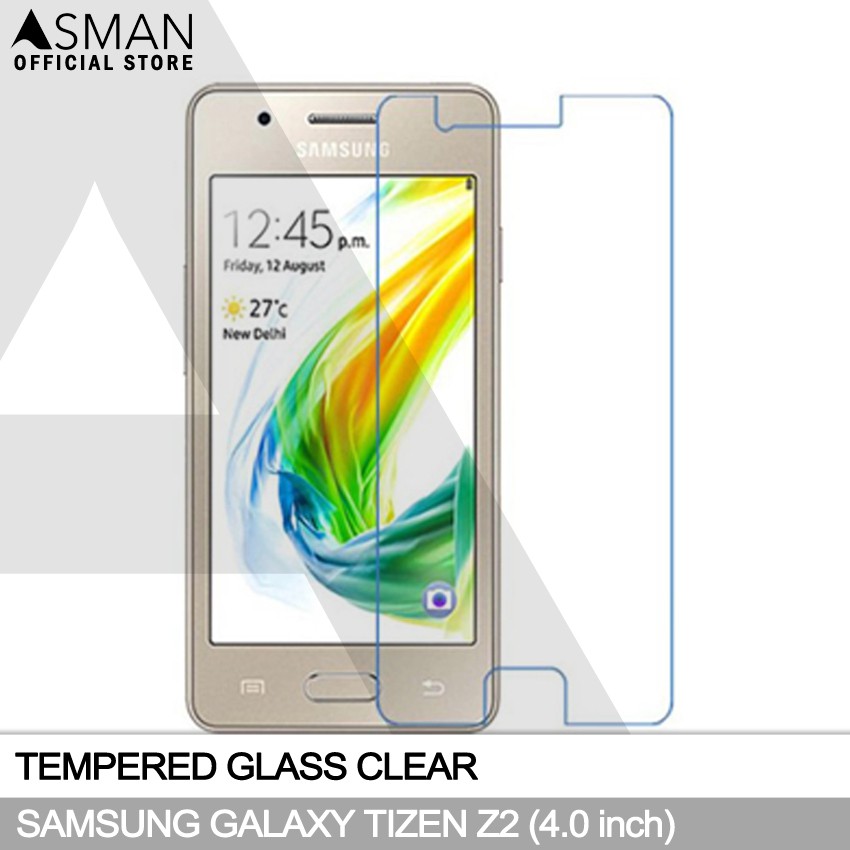 Tempered Glass Samsung Galaxy Z2 (4.0&quot;) | Anti Gores Pelindung Layar Kaca - Bening