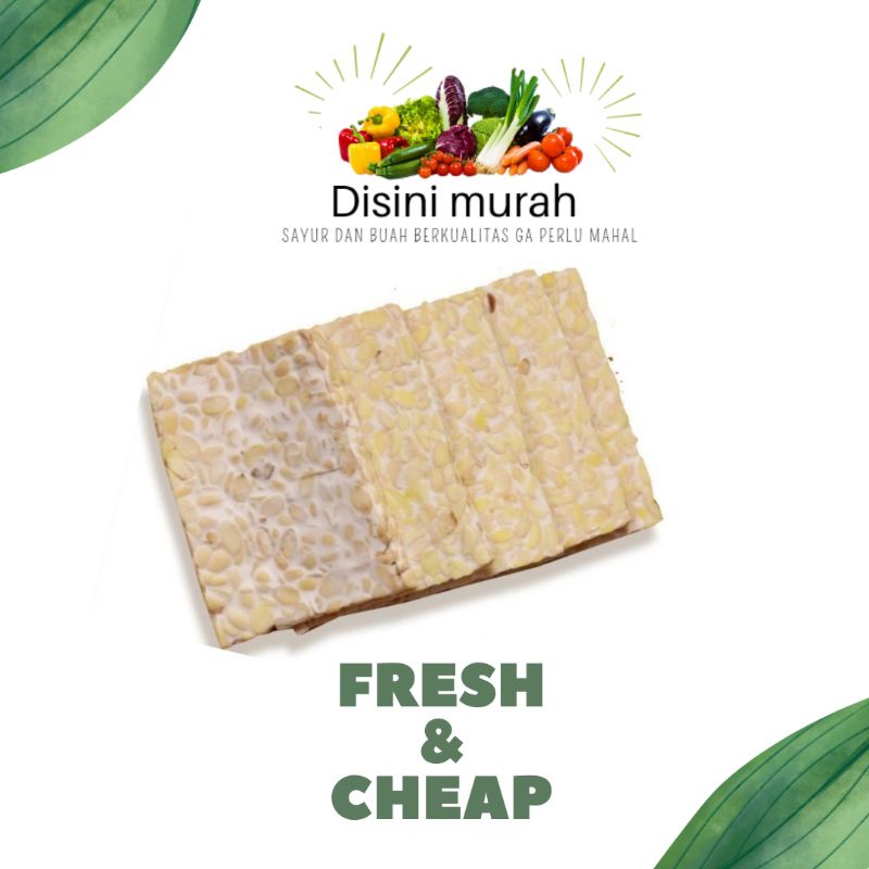 

tempe iris tipis (±15 iris) termurah