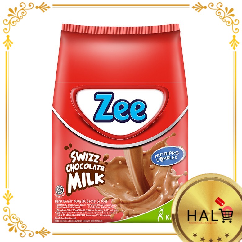

ZEE BAG SWIZZ CHOCOLATE MILK 400G