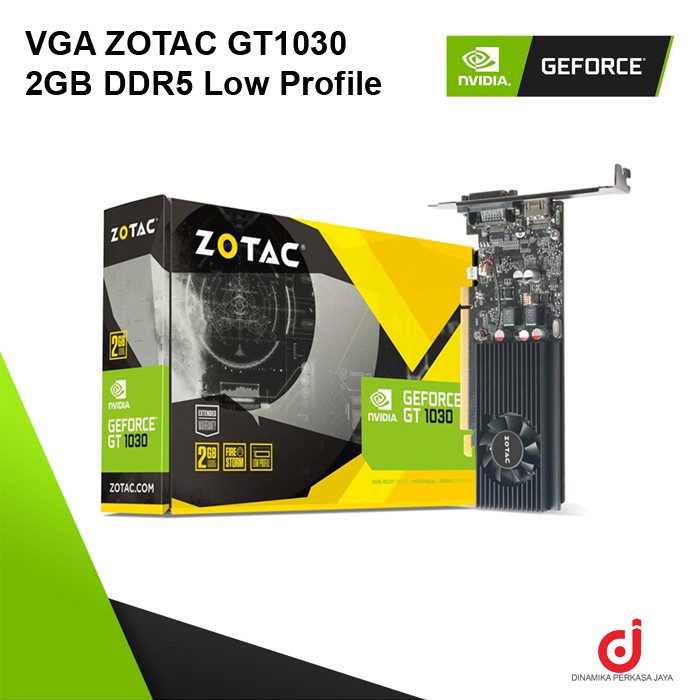 VGA ZOTAC GT 1030 2GB DDR5 Low Profile