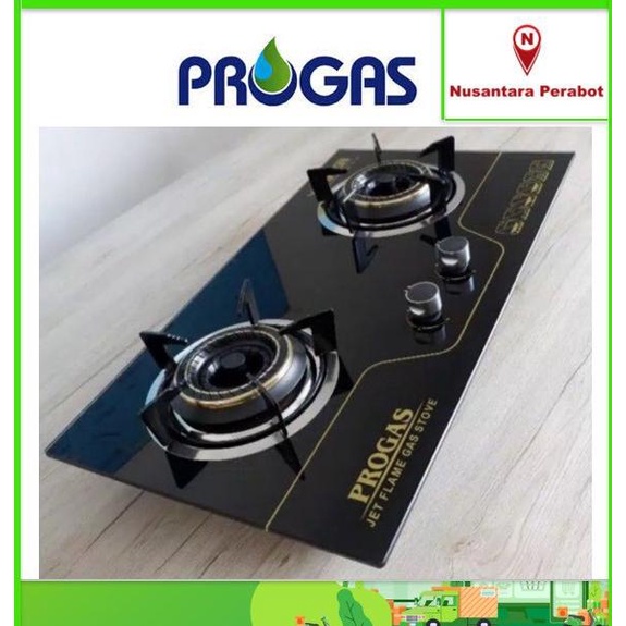 PROGAS PG-569 Kompor Gas Tanam 2 Tungku