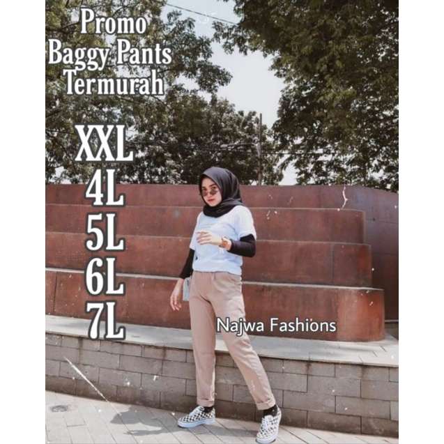 BAGGY PANTS PREMIUM AMERICAN DRILL//CELANA PANJANG WANITA//CELANA KERJA WANITA JUMBO//CELANA KEKINIA