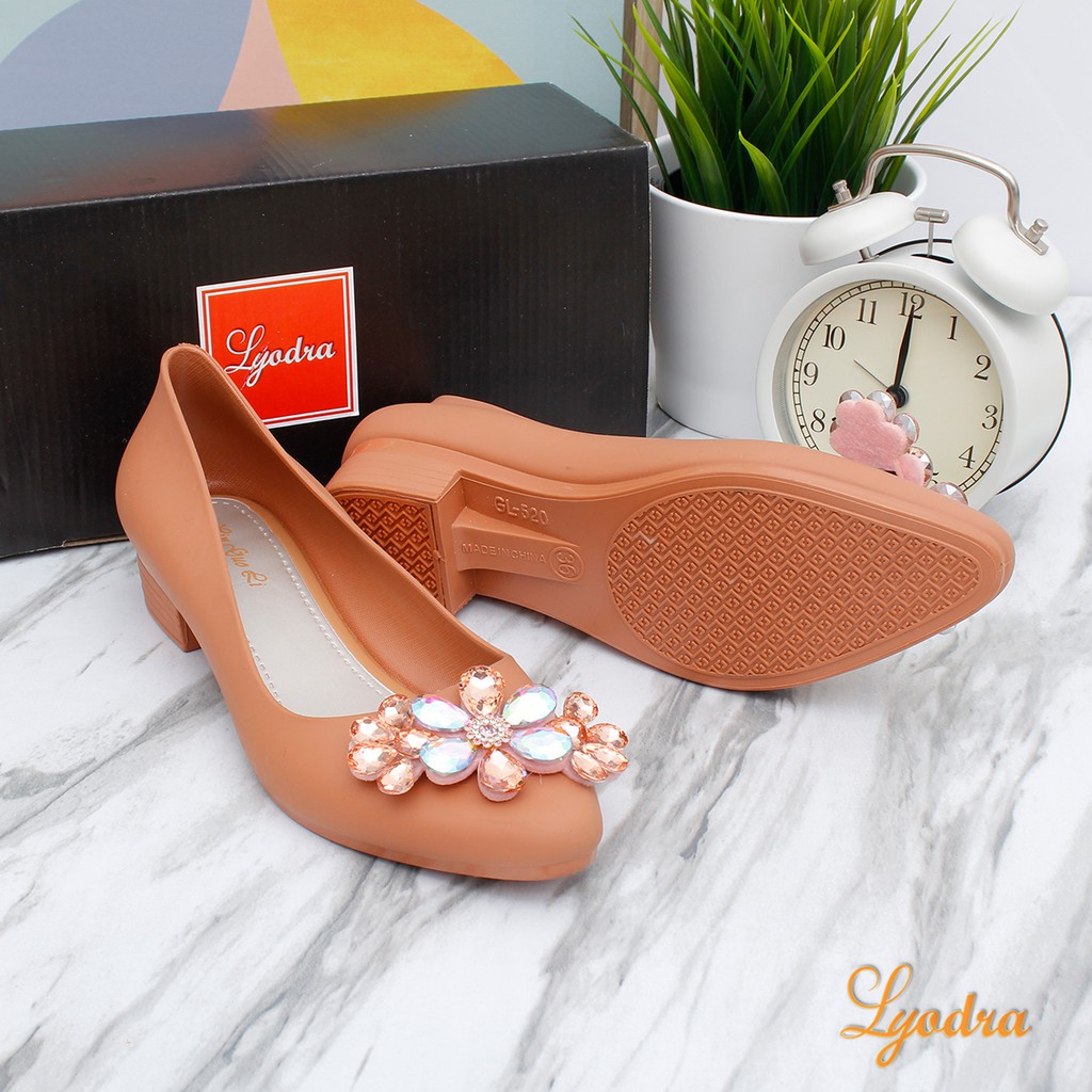 Lyodra Hannah Wedges Jelly Shoes Import LDR305 Real Pict