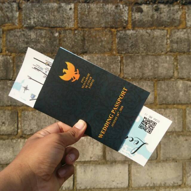 Undangan Pernikahan Pasport/Murah/Lucu/Unik