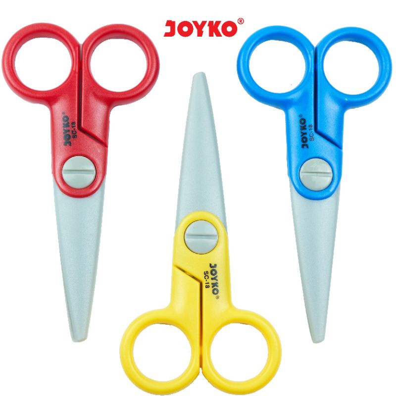 gunting joyko anak TK Scissors Gunting anak Joyko SC-18