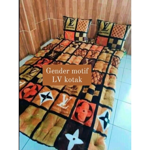 A9 Super Quality Kasur Lantai Bulu Motif Import Uk.140x180x10cm Free 2Bantal / Kasur Gender Karakter