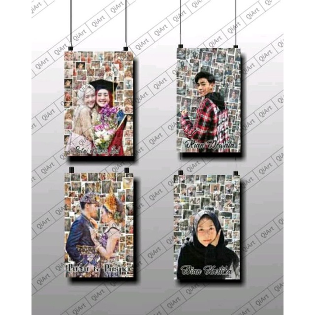 

(SOFT FILE) FOTO MOZAIK/HADIAH KEKINIAN/HADIAH ULANG TAHUN/WISUDA