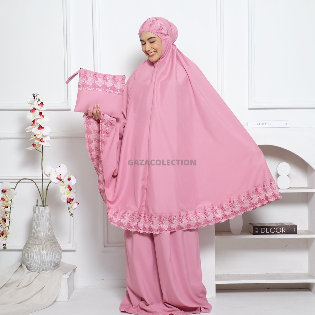 Mukena Dewasa Khadijah Katun Mikro Premium