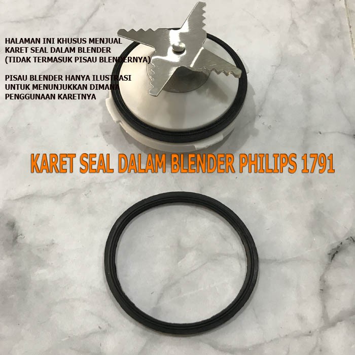 Seal Karet Mounting Jus Pisau Blender Philips 1791 Cucina