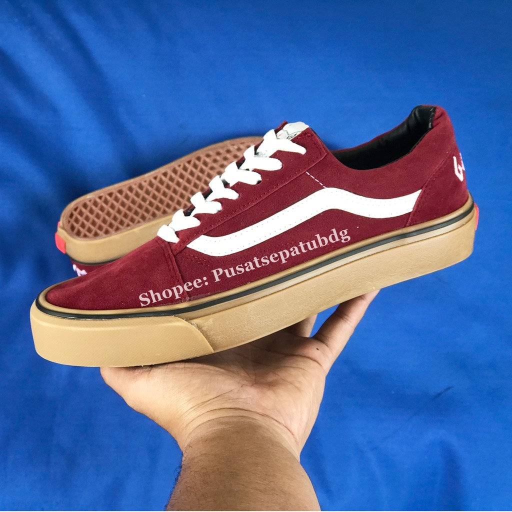 VANS OLDSKOOL GOLFWANG MAROON GUM