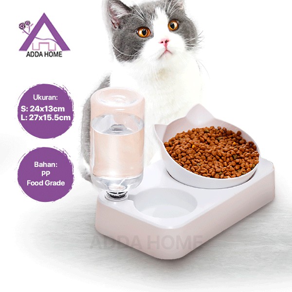 Adda Home - Auto Water Feeder Dispenser Minum Tempat Makan Anjing Kelinci Bentuk Kucing