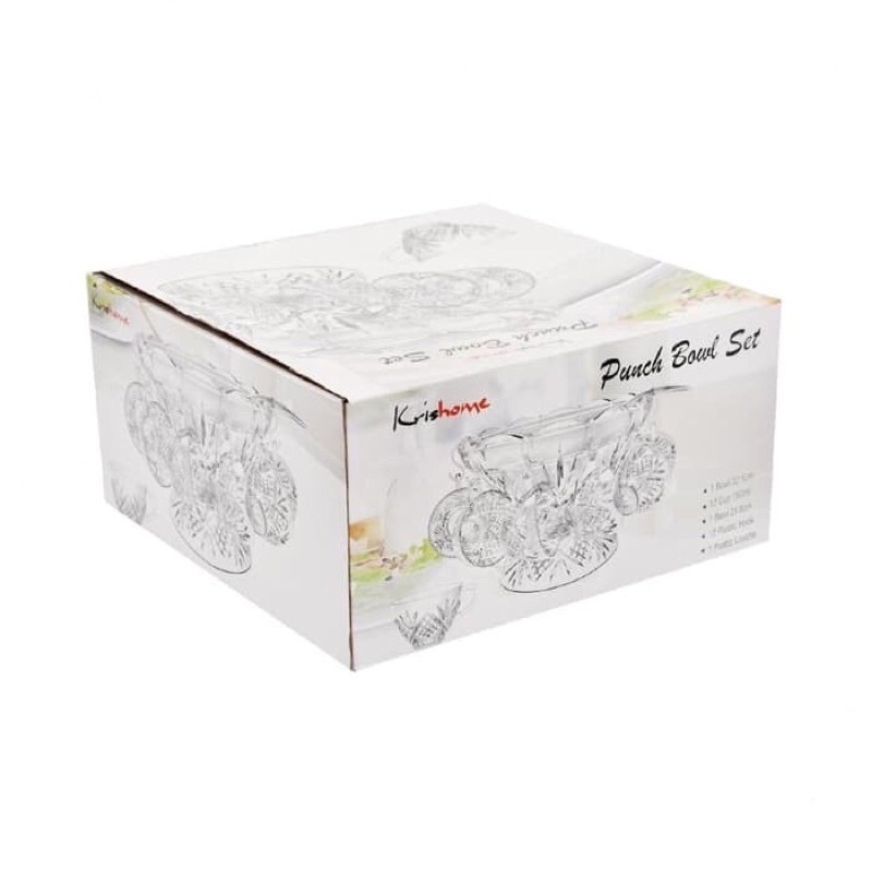 Krishome Punch Bowl Set