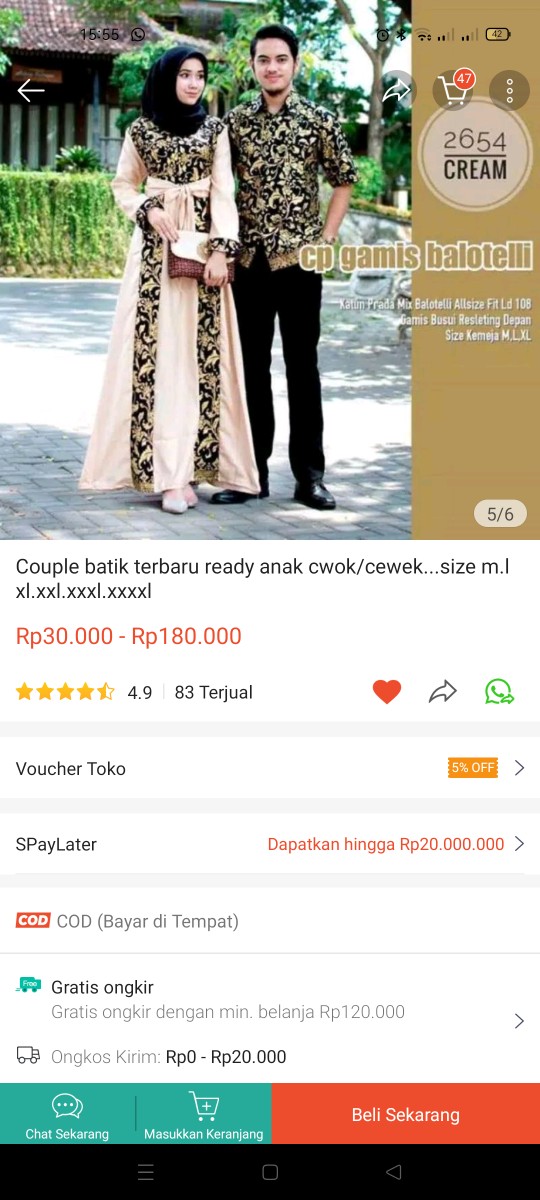 Couple Batik Terbaru Ready Anak Cwok/cewek...size M.l Xl.xxl.xxxl.xxxxl