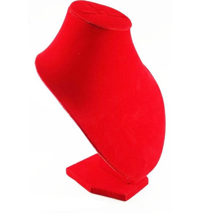 ♜ Display Kalung Bludru Besar Tempat Pajangan Anting Stand Bludru Aksesoris ➻