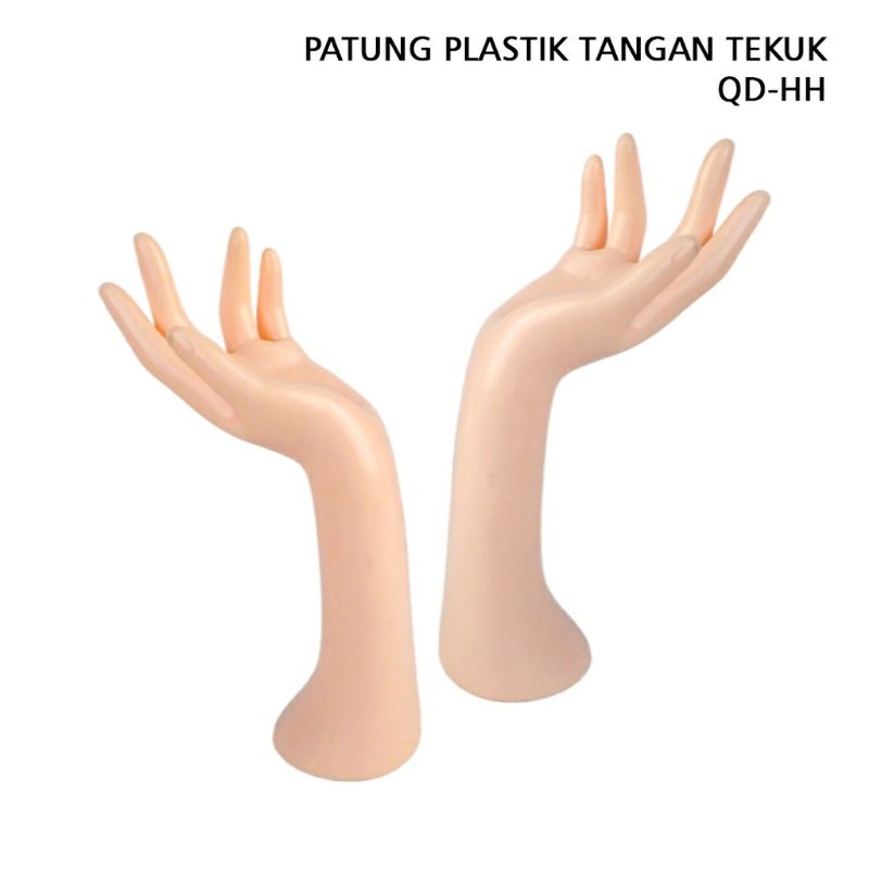 Manekin Tangan Kulit untuk Pajangan Cincin, gelang, jam tangan Patung Tangan Patung Plastik Tangan Manekin Plastik Tangan kulit Display Gelang Display cincin Display gelang