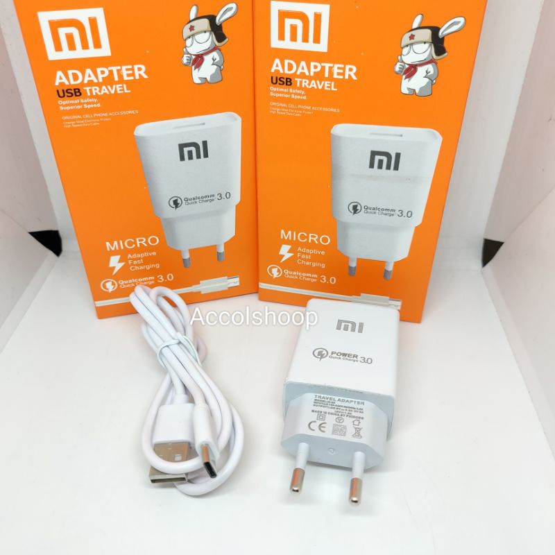 Charger Xiaomi Fast Charging Type C ORIGINAL Qualcomm Quick Charger 3.0