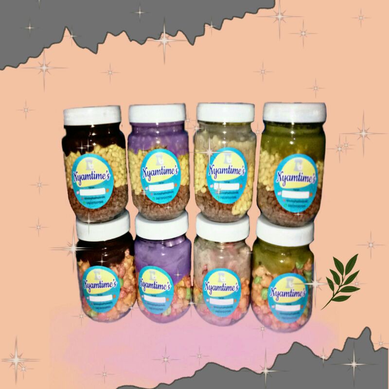 

[Nyamtime's] Crispy Jar 150ml (BELI 10 GRATIS 1)