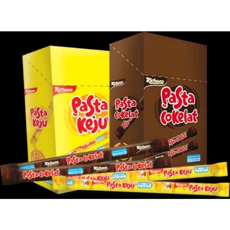 

PASTA RASA KEJU DAN COKLAT 1BOX ISI 30