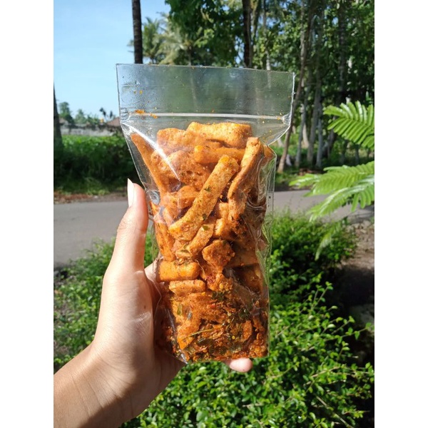 

Basreng Rempah Daun Jeruk Kemasan Poch 100 Gram